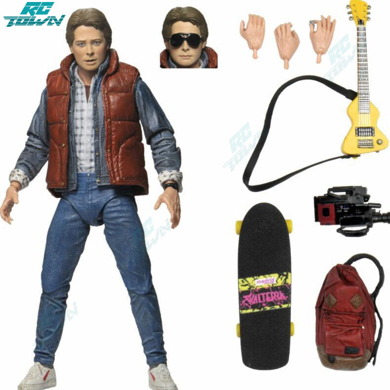 7-inch Delicate Collectible Action Figure Back To The Future Martin Guitar Doll Toy Great Gift Home Party Decoration With Accessory